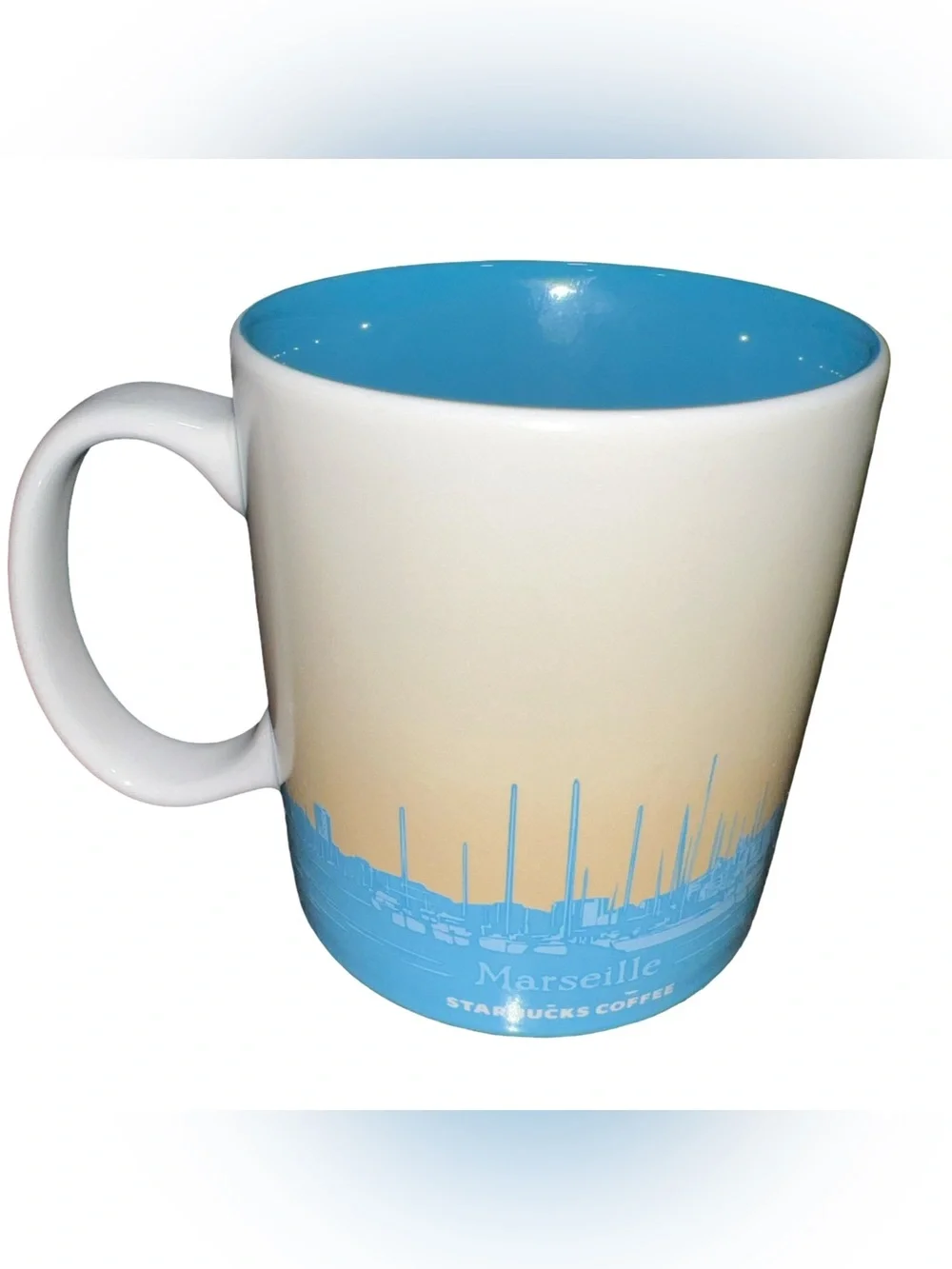 Starbucks Mug France Marseille Global Collection series 16 Oz Coffee Cup 2013